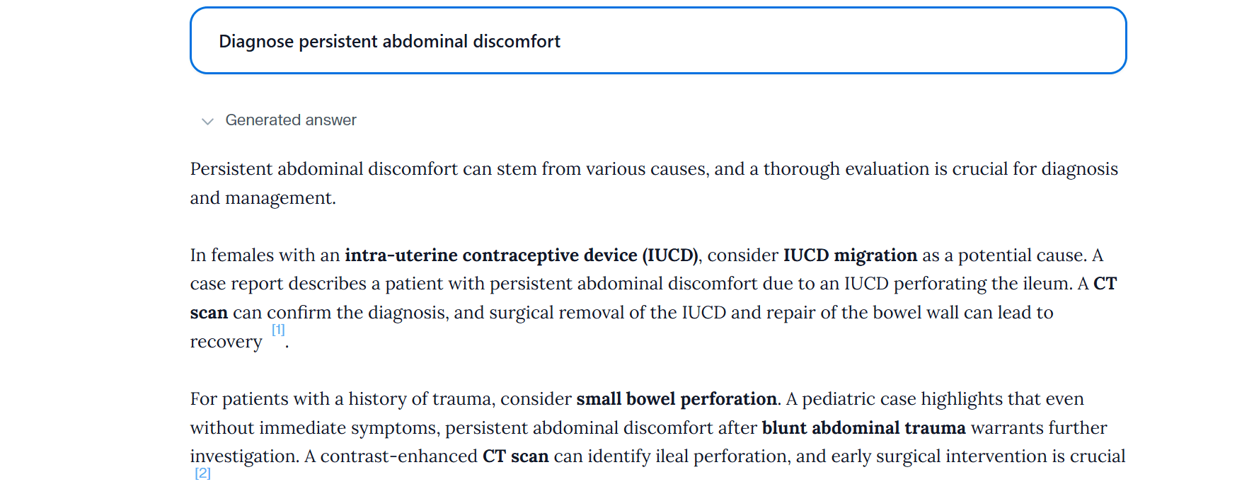 Deepocrates analysis overview screenshot